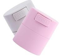 GALPADA Eyelash Glue Storage Jars Made of Sturdy Ps Material 2pcs with Airtight Seal to Discharge Air and Prevent Moisture for for Travel and Family Use