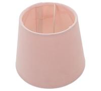 GALPADA Fabric Drum Table Lamp Shade for Bedroom and Bathroom, Pink Cloth Lampshade Replacement Compatible E27, Breathable Dust-Resistant Decorative Cover