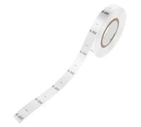 GALPADA Fabric Label Ribbon for Clothing with Markings and Sturdy Cloth Material, Digital Size Tag Roll for Clothing and Plush, Washable Monthly Size Labels for Handmade Sewing Projects