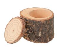 GALPADA Feeding Dish Fine Workmanship and Smooth Inner Surface Wooden Food Bowl with Wear-resistant for Small Pets like Hamster and Lizard for Small Animal Care