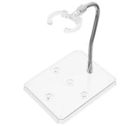 GALPADA Figurine Display Stand for Action Figures Model Support Base, Plastic Doll Display Holder Compatible with Gundam Models under 3Cm Waist,