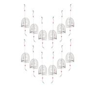 GALPADA Fishing Bait Holder Cage High Performance 12pcs Lightweight Stainless Steel Metal Feeder Basket Trap for Carp Fishing on A Boat Or River