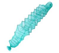 GALPADA Fishing Bait Trap Portable Mesh Net 3 Meter Large 14-Section Shrimp Crab Lobster Cage for River and Outdoor Angling