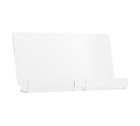GALPADA Flat Panel Wall Mount Dock for Tablet Acrylic Adhesive Floating Stand Charging Hole for Phone and Tablet in Study Kitchen