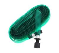 GALPADA Flat Soaker Hose PVC Garden Watering Hose with Connector for Uniform Rainlike Irrigation in Greenhouses Vegetable Patches and Outdoor Plants