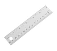 GALPADA Flexible Stainless Steel Ruler with Cork Back, Comfortable Grip and High Precision Metal Drawing Ruler for School and Woodworking Use, 15cm Measurement Tool