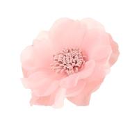 GALPADA Flower Brooch Lapel Pins Fabric for Women Clothes Jackets Accessories Three-Dimensional Camellia Design