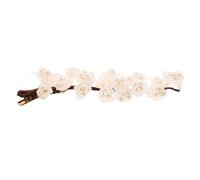 GALPADA Flower Metal Hair Clip with Faux Pearls Elegant Duckbilled Hairpin for Women Wedding Party Hair Accessories Versatile Floral Jaw Clip for Buns and Ponytails Sophisticated Hanfu