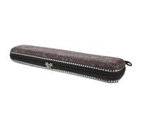 GALPADA Flute Carrier Case Wind for Bamboo Flute Large Capacity with Pu Leather and Cloth Material, Versatile Instrument Storage Handbag Suitable for Schools and Personal Practice