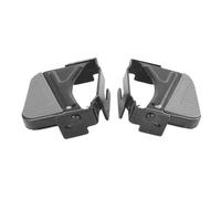 GALPADA Folding Non-slip Bike Rear Seat Pedals for Mountain and Electric Steel Footrests for Comfortable Leg Support Easy Installation Space-saving Design Black