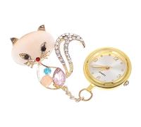 GALPADA Fox-Headed Nurse Pocket Watch Pin Watch for Nurse Doctor for Student During Exams Thoughtful Option for Everyday Use