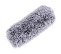 GALPADA Furry Plush Microphone Windscreen Cover for Conference Mics, Noise Suppression and Protection against Popping, for Vocals and Live Speeches, Sturdy Mic Windshield Muff for Outdoor