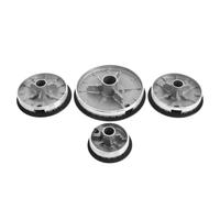 GALPADA Gas Stove Burner Cap Set Aluminium and Iron Material with Powerful Flames and Leak Protection and Stove Accessories Multiple Burners Compatible, for Kitchen Gas Hob Replacement