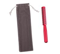 GALPADA Germanite Facial Massage Stick for Face and Neck Manual Skin Care Tool with Smooth Texture Beauty Rod for Tense Muscle Relaxation Suitable for Home and Salon Use Practical Red