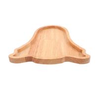 GALPADA Ghost-Shaped Halloween Serving Tray Wooden with Sturdy Construction and Unique Design Snack and Dessert Plate for Restaurants and Party Use