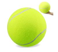 GALPADA Giant Tennis Ball for Pets Bright Green Interactive Training Accessory Large Soft Sports for Outdoor Beach Play