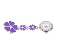 GALPADA Gift for Festival with Watch Hanging Five-Heart Shape Round Dial, Zinc Alloy Mini Pocket Watch, Professional and