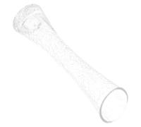 GALPADA Glass Bud Vase Single Stem Flower Holder for Home Decor and Table Use with Smooth Surface Suitable for Hydroponic Plants Minimalist Elegant Floral Arrangement Container