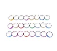 GALPADA Glitter Masking Tape Set Bopp Material 1.5cm X Each 10pcs Delicate and Beautiful DIY Decoration Tape Random Color for Scrapbook, Diary, and Calendar Highlighting