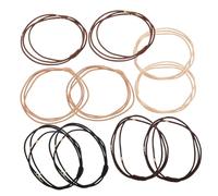 GALPADA Gold Bead Hair Ties 10-Piece Set High Elasticity Ponytail Holders for Women with 5 Color Variations