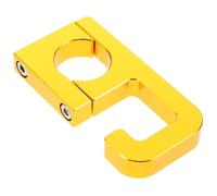 GALPADA Golden Aluminium Alloy Motorcycle Handlebar Hook for Groceries and Bags, Versatile and Secure Hook Designed for Leisurely Rides and Commuting to Work, Stylish Minimalist Accessory