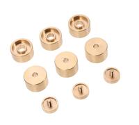 GALPADA Golden Copper Trumpet Upper Covers Button Buckles Not Easy to Deform Fade Musical Instrument Accessory Simple Trumpet Parts with Beautiful Appearance and Excellent Design