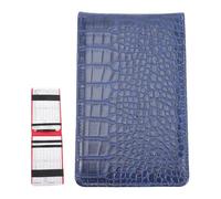 GALPADA Golf Scorebook Portable with Pu Leather Cover Folding Completely Flat Well-made Random Color Fits Most Standard Golf Scorecards Notebook for Golfers
