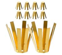 GALPADA Golf Shaft Adapter Shims for Enhanced Stability and Improving Accuracy with Octopus Shape 10pcs Brass Suitable for Golf and Shafts and Athletes