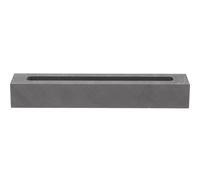 GALPADA Graphite Ingot Mould Strip Shape Melting Gold Tool Melting Silver Mold Black Break Resistance Good Thermal Stability Suitable for Glass Industry