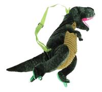 GALPADA Green Dinosaur Bag for Boys Girls, Plush PP Cotton Backpack | Comfortable Hand Feeling, Daycare Hiking Use, Adjustable Shoulder Straps, Fine Texture, Back to School Random Color
