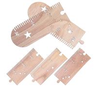 GALPADA Growth Chart Birthday for Kids Star-Shaped Height Measurement Wooden Wall Hanging Ruler Charming Design, Safe for Children and Festival Decoration for Nursery