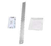 GALPADA Guitar Neck Ruler Fret Rocker Tool for Electric Guitar String Height Gauge Straight Edge Tool