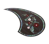 GALPADA Guitar Pickguard Sticker Plastic Creative Guitar Pickguard Anti-scratch Design Protects Fingers from Wear Decorative Effect 6.76x3.73x0.00in Random Color