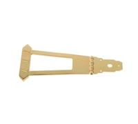 GALPADA Guitar Shape with Tailpiece Golden Metal Jazz Set Square for and Upgraded Dirty Broken Tailpiece Repair Archtop Guitar Accessories with Screws