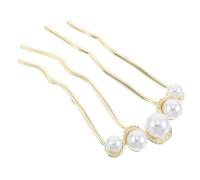 GALPADA Hair Styling Tool Prong Fork Clip u Shape Metal Hairpin Vintage Hairstyle Bun Maker for Women Girls for Wedding Guest Hair Accessories and Messy Bun Hairpiece Styling