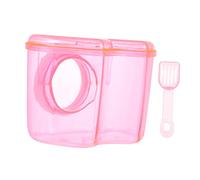 GALPADA Hamster Bath Tub Durable Acrylic Sand Bath Container for Hamster Compact and Practical for Pet Hygiene and Fun Play