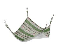 GALPADA Hamster Hammock Hanging Bed with Cotton, Green for Little Pets | Wear-resistant, Stable, Firm Build, Safe Hiding Place, Creative Style for Home or Pet Shop Use