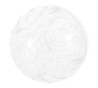 GALPADA Hamster Running Ball for Small Pets, Plastic Exercise Toy | 1 X Detachable Design with Ventilation Slits, Twist and Lock Mechanism, White Finish for Mice and Gerbil