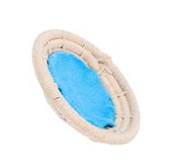 GALPADA Hand-woven Steel Parrots Rope Bird Nest for and Mat Cotton Sturdy Stainless Frame with Rough for Easy Access Birds for Indoor and Outdoor Use for Nature Enthusiasts