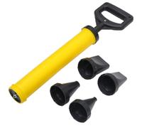 GALPADA Handheld Caulking Tool for Epoxy Grouting and Decoration, Yellow Abs Cement Grout Device with Comfortable Handle to Save Time, Brick Grouting Tool for Wall and Tile Sealing