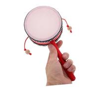 GALPADA Handheld Drum Rattle with Spinning Balls for Easy Rhythm Creation Orff Method Musical Instrument for Kindergarten Early Learning and Coordination Development