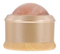 GALPADA Handheld Himalayan Salt Ball Massage Roller Spa Face and Muscle Massager for Neck Body and Deep Tissue Relaxation Natural Salt for Muscle Tension Relief and Skin Care