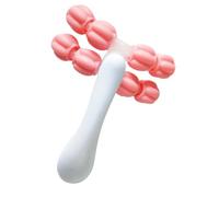 GALPADA Handheld Muscle Relaxation Massage Roller Y-Shaped 8-Ball for Shoulder and Neck, Pink Deep Tissue Body Massager, Portable Manual Fitness Roller for Arm and Leg