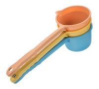 GALPADA Handle Water Ladles with Simple Delicate Appearance Kitchen Water Scoops 3pcs Portable Pp Bathing Scoops for Home and Gardening Use