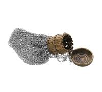 GALPADA Handmade British Style Metal Mesh Coin Purse for Women Vintage Iron Small Wallet Organizer for Coins and Cards Portable Accessory for Travel and Daily Use