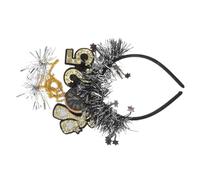 GALPADA Happy Year Headband Festive Headwear for Nye Countdown Party Versatile Accessories for Year Christmas and Celebrations Diverse Styles Colors