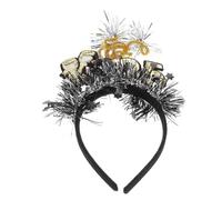 GALPADA Happy Year Headbands for Women Creative Year Party Accessories Festive Hairbands for Celebrations for Christmas Birthdays and Weddings