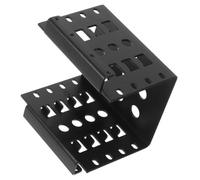 GALPADA Hard Drive Bracket, 2.5 to 3.5 Inch Drive SSD Holder Internal Mounting Cage, Black Metal Tray for 3.5-inch Hard Drive, Securely Mounted, 3.54X2.95X2.55in