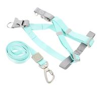 GALPADA Harness with Adjustable Dual D-rings Lightweight Outdoor Leash Set for Puppies and Dogs Flexible Design for Easy Control Crowded Trails and Urban Walks