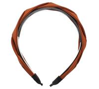 GALPADA Headband Twist Elegant Hair Bands for Women Headwear Elastic Headbands Wide Hair Band Party Headband Women's Headbands for Hair Hair Accessories for Women Fabric Brown